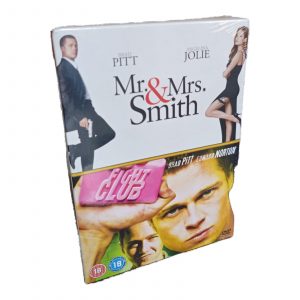 Mr. & Mrs. Smith & Fight Club DVD Box Set - Region 2 PAL - Sealed