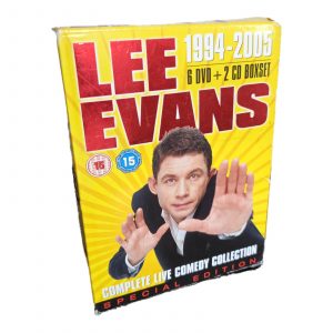 Lee Evans Complete Live Comedy Collection Box Set - 6 DVD + 2 CD - Special Editi