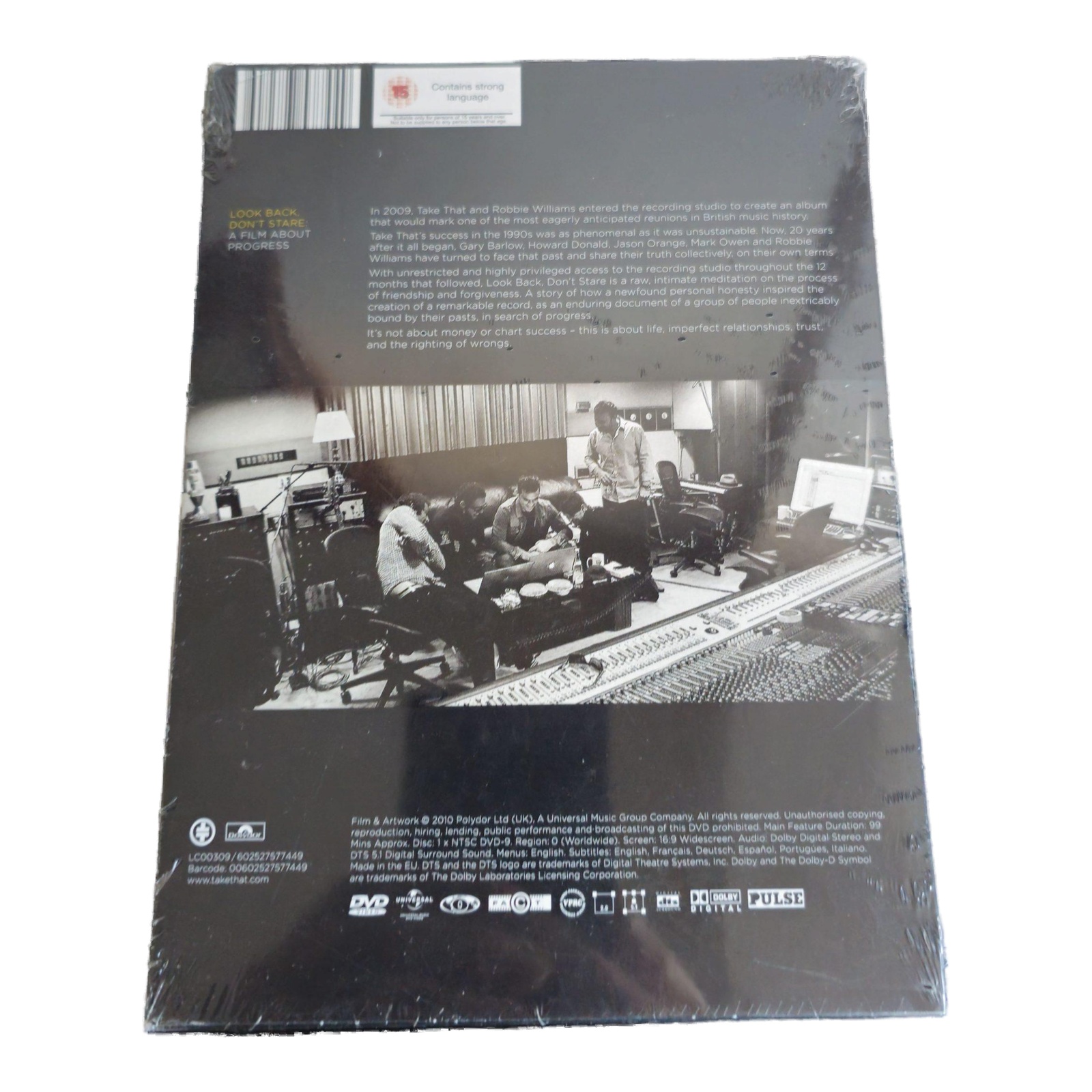 Take That: Look Back, Don't Stare DVD - Brand New, Region 2 - Image 2