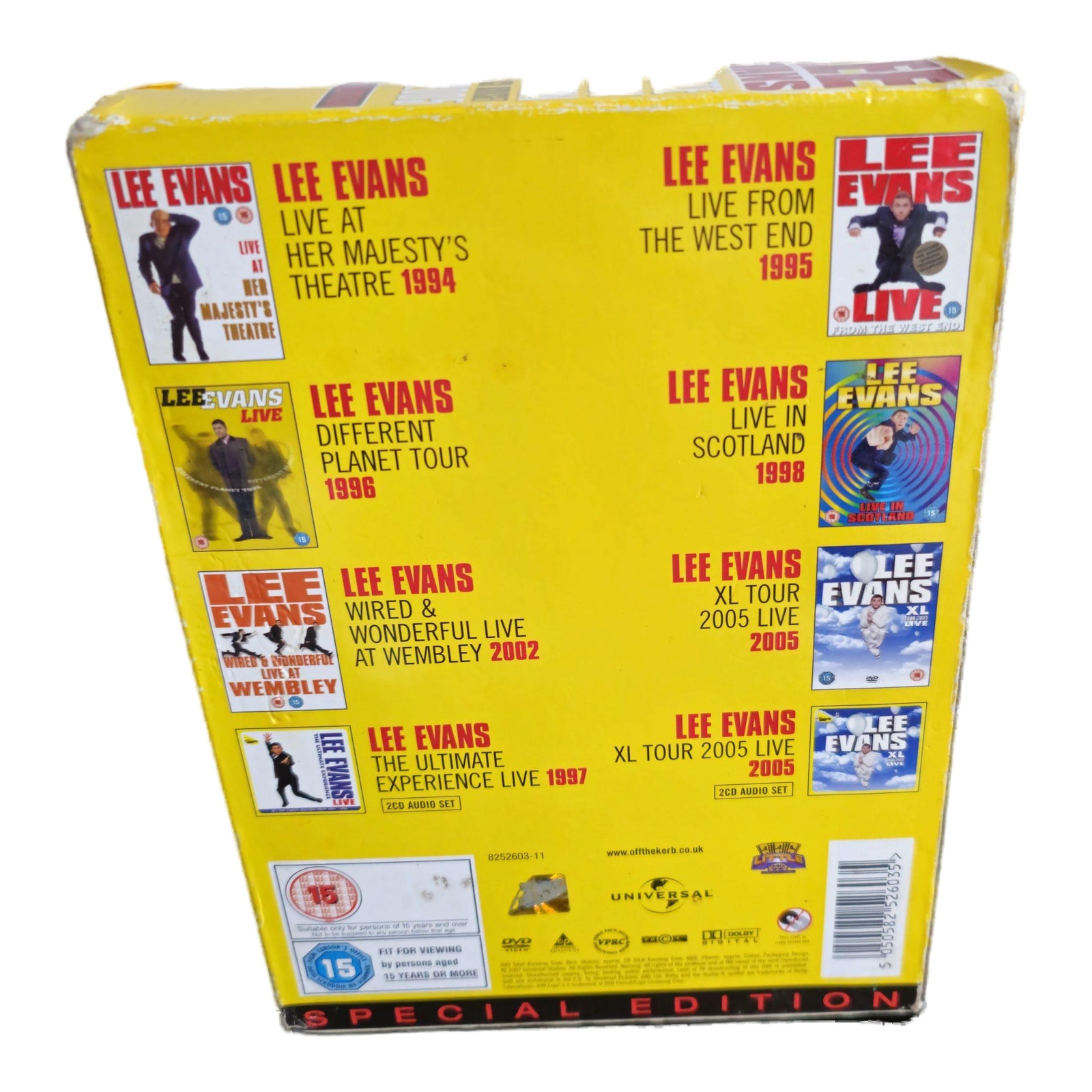 Lee Evans Complete Live Comedy Collection Box Set - 6 DVD + 2 CD - Special Editi - Image 2